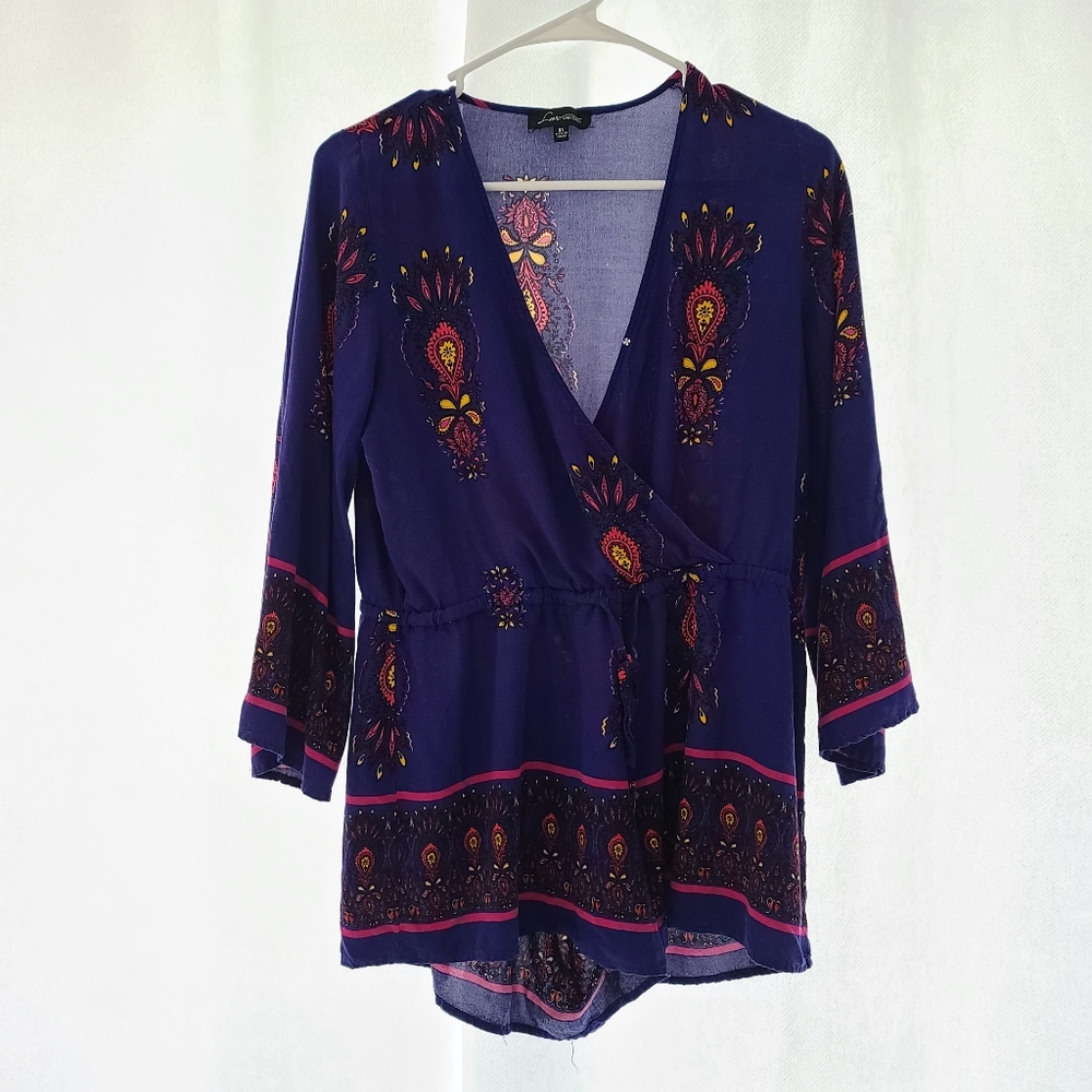 5/$20⭐️Tribal Print Long Sleeve Romper